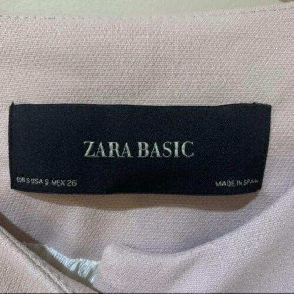 Zara Blazer 2-Button Bell Sleeve Coat Nude Pink Women’s Small Overcoat Button Up - Picture 3 of 14